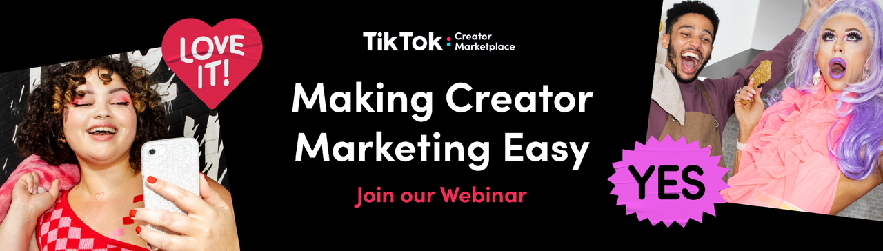 Making Creator Marketing Easy Webinar